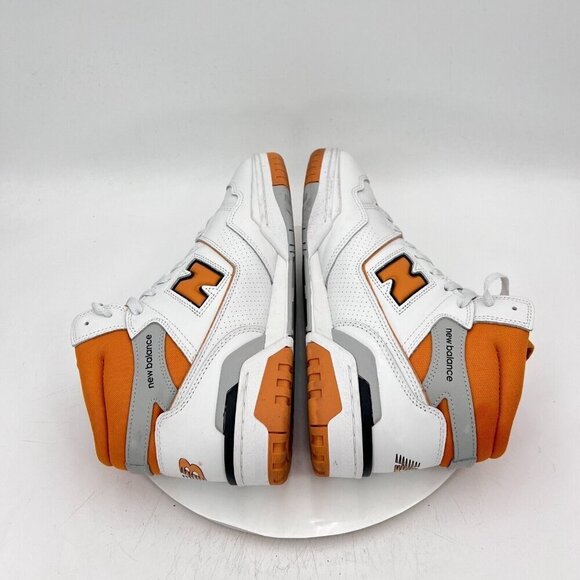New Balance 650 Men Size 11.5D BB650RCL White Orange Canyon Training Shoes - Picture 6 of 10